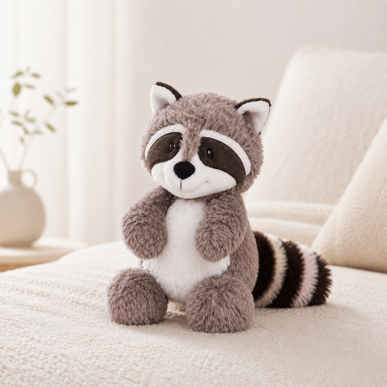 Peluche Mapache – Suave, tierno y decorativo