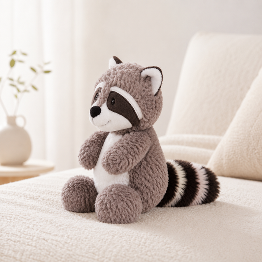 Peluche Mapache – Suave, tierno y decorativo