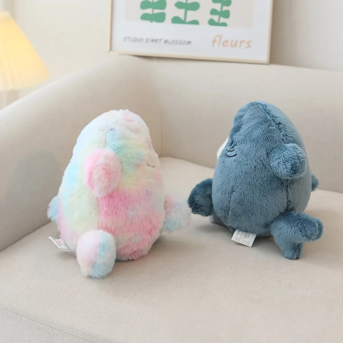 Gatitos de Peluche Disfrazados de Tiburón
