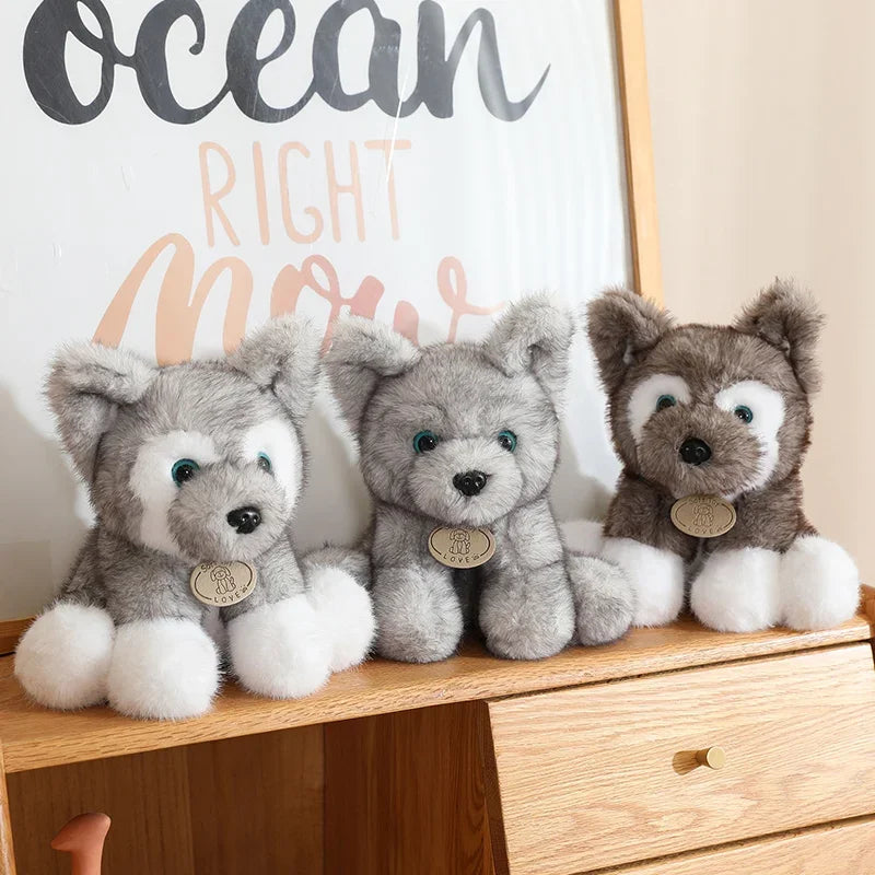 Peluche Perro Husky – Suave, tierno y esponjoso